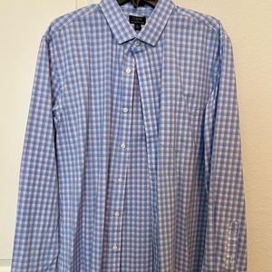 J. Crew - Men’s XL Button-down Shirt, blue check